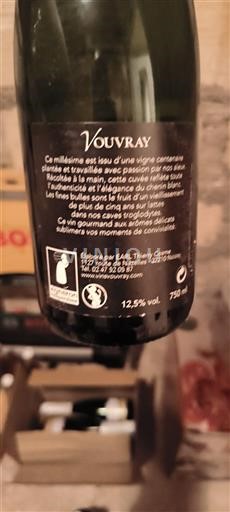 Valle della Loira Vouvray Thierry & Tanguy Cosme 100 ans Senza annata