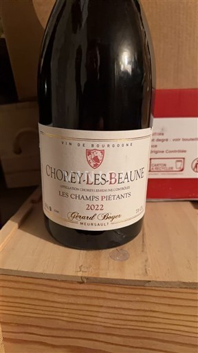 Bourgogne Chorey-lès-Beaune Gérard Boyer Les Champs Pétants 2022