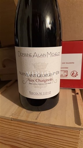 Bourgogne Nuits-saint-georges Premier Cru Domaine Alain Michelot Aux Chaignots 2019
