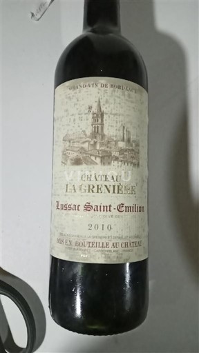 Bordeaux Lussac-saint-émilion Château La Grenière 2010