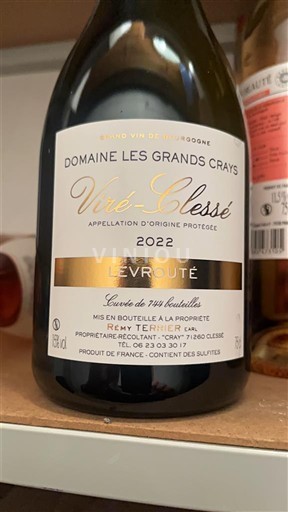 Bourgogne Viré-clessé Domaine Les Grands Crays LEVROUTE 2022