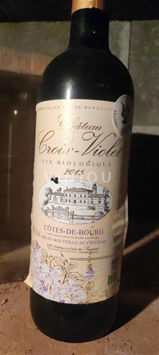 Bordeaux Côtes-de-bourg Château Croix-Violette 2015