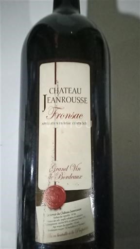 Bordeaux Fronsac Château Jeanrousse 2010