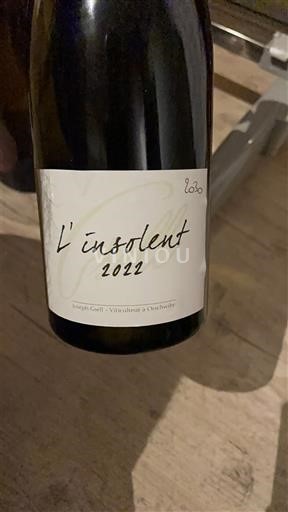 Alsacia Joseph Gsell L'insolent 2022