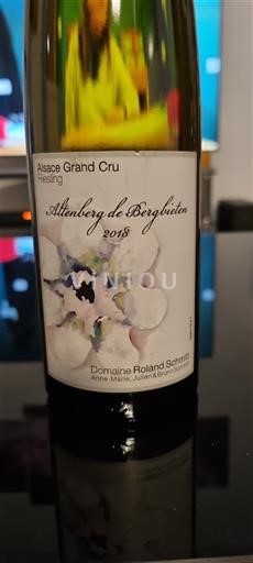 Alsace Riesling Grand Cru Domaine Roland Schmitt 2018