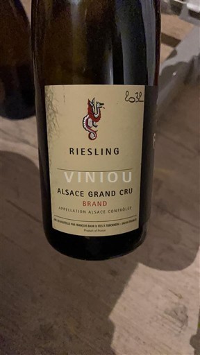 Alsace Riesling Grand Cru François Baur Brand 2020