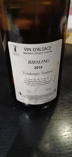 Alsace Alsace Grand Cru Vendanges Tardives Denis Meyer Et Fils 2015