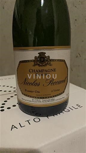 Champagne Premier Cru Nicolas Peccavé Icke årgångsbetecknad