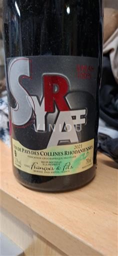 Alpes và các vùng Rhodanien Collines rhodaniennes François de Tais Syrah 2021