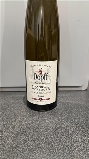 Alsace Không được chỉ định Grand Cru Dopff Grand Cru Vorbourg Gewurztraminer 2018