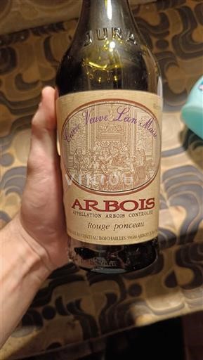 Jura Arbois Veuve Léon Brun Rouge ponceau 2006