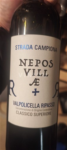 Vénétie Valpolicella Ripasso Nepos Villae Strada Campiona 2017