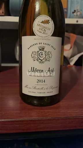 Burgund Mâcon und Mâcon-Dörfer Baronne de Saint Jean 2014