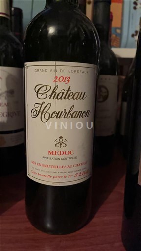 Bordeaux Médoc Château Hourbanon 2013