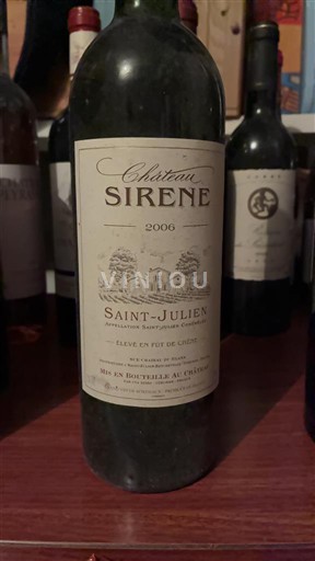 Bordeaux Saint-Julien Château Sirène 2006