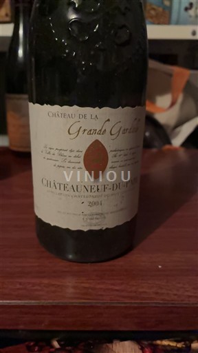 Vallée du Rhône Châteauneuf-du-pape Domaine La Grande Gardiole 2004