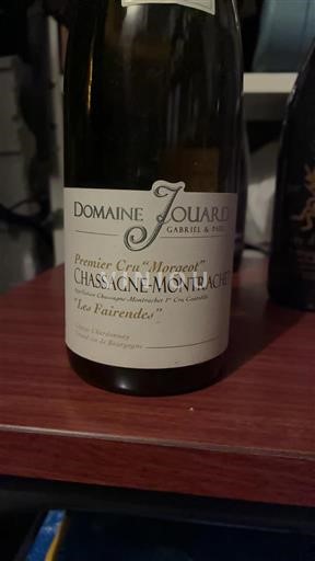 Burgundi Chassagne-Montrachet Premier Cru Domaine Jouard Les Fairendes 2016