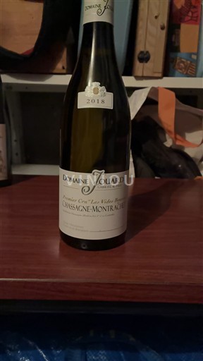 Burgundi Chassagne-Montrachet Premier Cru Domaine Jouard Premier Cru Les Vide Bourse 2018