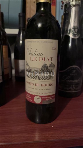 Bordeaux Côtes-de-bourg Château Le Piat 2006