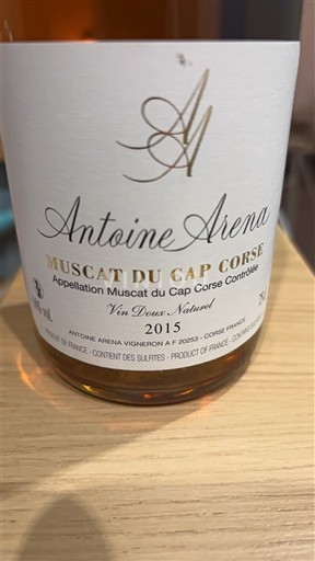 Córsega Muscat-do-Cabo-Corso Antoine Arena 2015