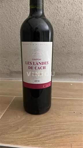 Bordeaux Pauillac Château Les Landes de Cach 2018