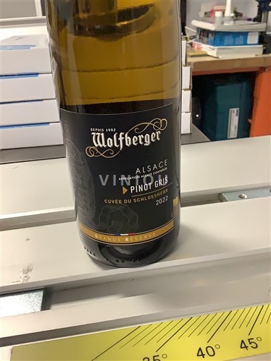 Alsasko Rulandské šedé Wolfberger du Schlossberg Grande Réserve 2022