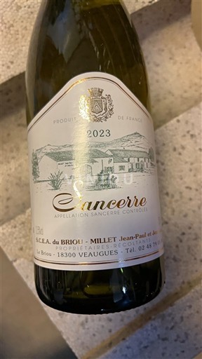 Valle della Loira Sancerre SCEA du Briou Millet 2023