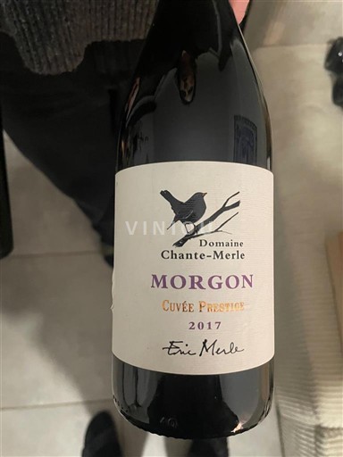 Beaujolais Morgon Domaine Chante-Merle Prestige 2017