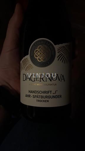 Vine Rouge sec Handschrift J Dagernova 2023 Tyskland Ahr