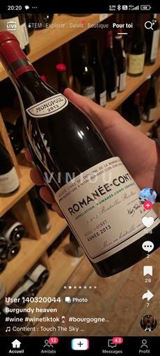 Borgogna Romanée-conti Grand Cru Domaine La Romanée-Conti Romanée-Conti 2013