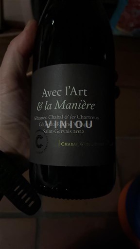 Thung lũng Rhône Không được chỉ định Sébastien Chabal & les Charreux Avec l'Art & la Manière 2022