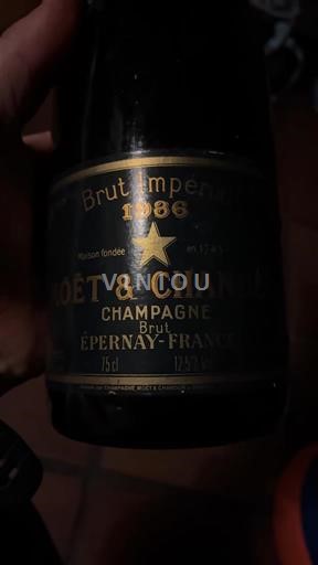 Champagne Sâm-panh Moët & Chandon Brut Impérial 1986