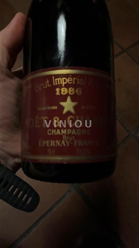 Champagne Sâm-panh Moet & Chandon Brut Impérial Rosé 1986
