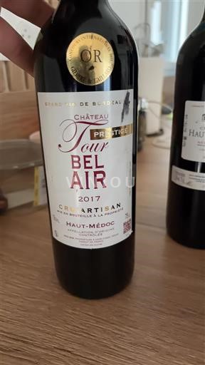 Bordeaux Haut-Médoc Château Tour Bel Air Prestige 2017