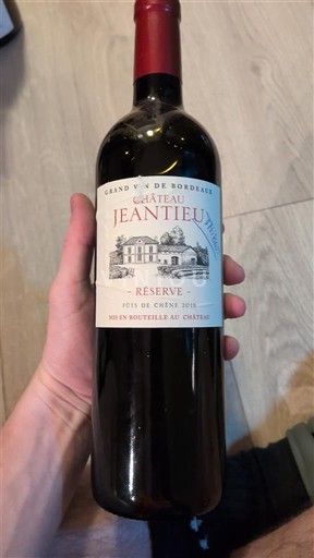 Bordeaux Château Jeantieu Réserve 2018