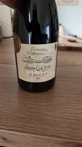 Linguadoca Pic Saint-Loup Domaine Villeneuve Happy Culteur Rouge 2020