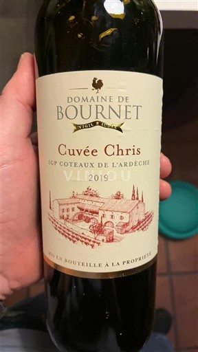 Alpe in reke Rona Ardeški vinogradni grici Domaine Bournet Chris 2019