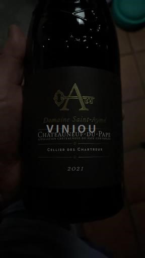 Vale do Ródano Châteauneuf-du-Pape Domaine Saint-Aymé Cellier des Chartreux 2021