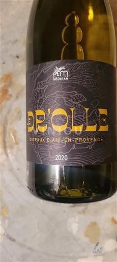 Provence Coteaux d'Aix-en-Provence Domaine Roustan Dr'olle 2020
