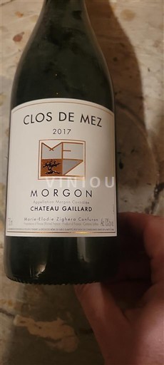 Beaujolais Morgon Clos de Mez Château Gaillard 2017