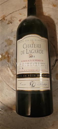 Bordeaux Bordeaux supérieur Château La Garde Prestige 2011