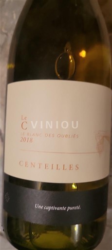 Languedoc Minervois Centeilles Le Blanc des Oubliés 2018