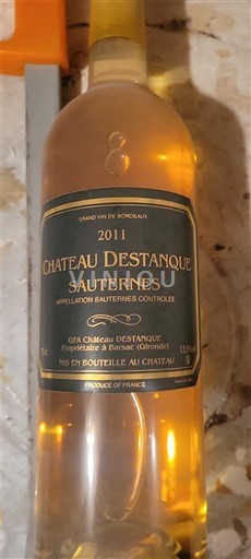 Bordeaux Sauternes Château Stanque 2011