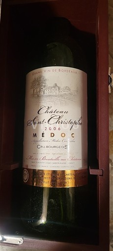 Bordeaux Médoc Château Saint-Christophe 2006