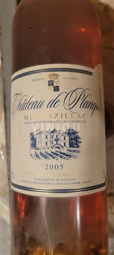 Sydvestfrankrig Monbazillac Château S Planques 2005