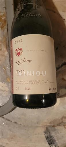 Burgundy Fixin L. Meurgey Les Floroys 2002