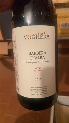 Piemonte Barbera d'Alba Luigi Voghera Vigna Basarin 2015