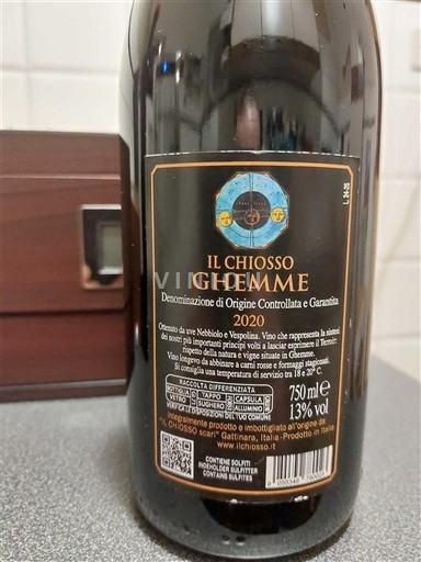 Piamonte Ghemme Il Chiosso 2020