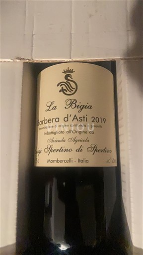Piemonte Barbera d'Asti Azienda Agricola Luigi Spertino di Spertino La Bigia 2019