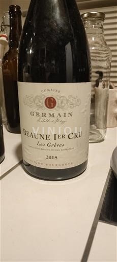 Burgundy Unspecified Premier Cru Domaine Germain Les Grèves 2015